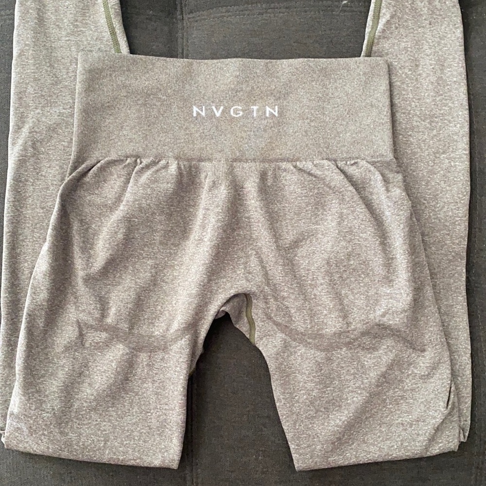 NVGTN Khaki Contour Leggings